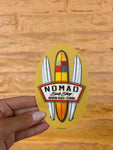 Nomad Vintage Surfboard Sticker