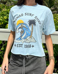 Nomad Bones and Barrels Short Sleeve Cropped Tee