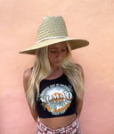 Nomad Hibiscus Sunrise Cropped Tank