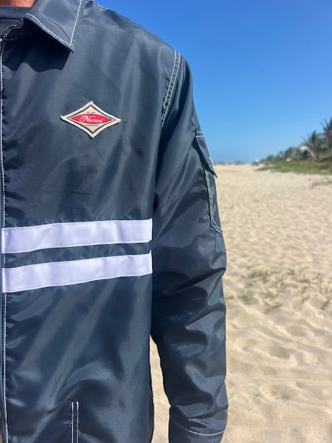 USA製L新品BIRDWELL QUILT LINED COMP JACKET Comp Jacket 25 - Burgundy/White – Birdwell
