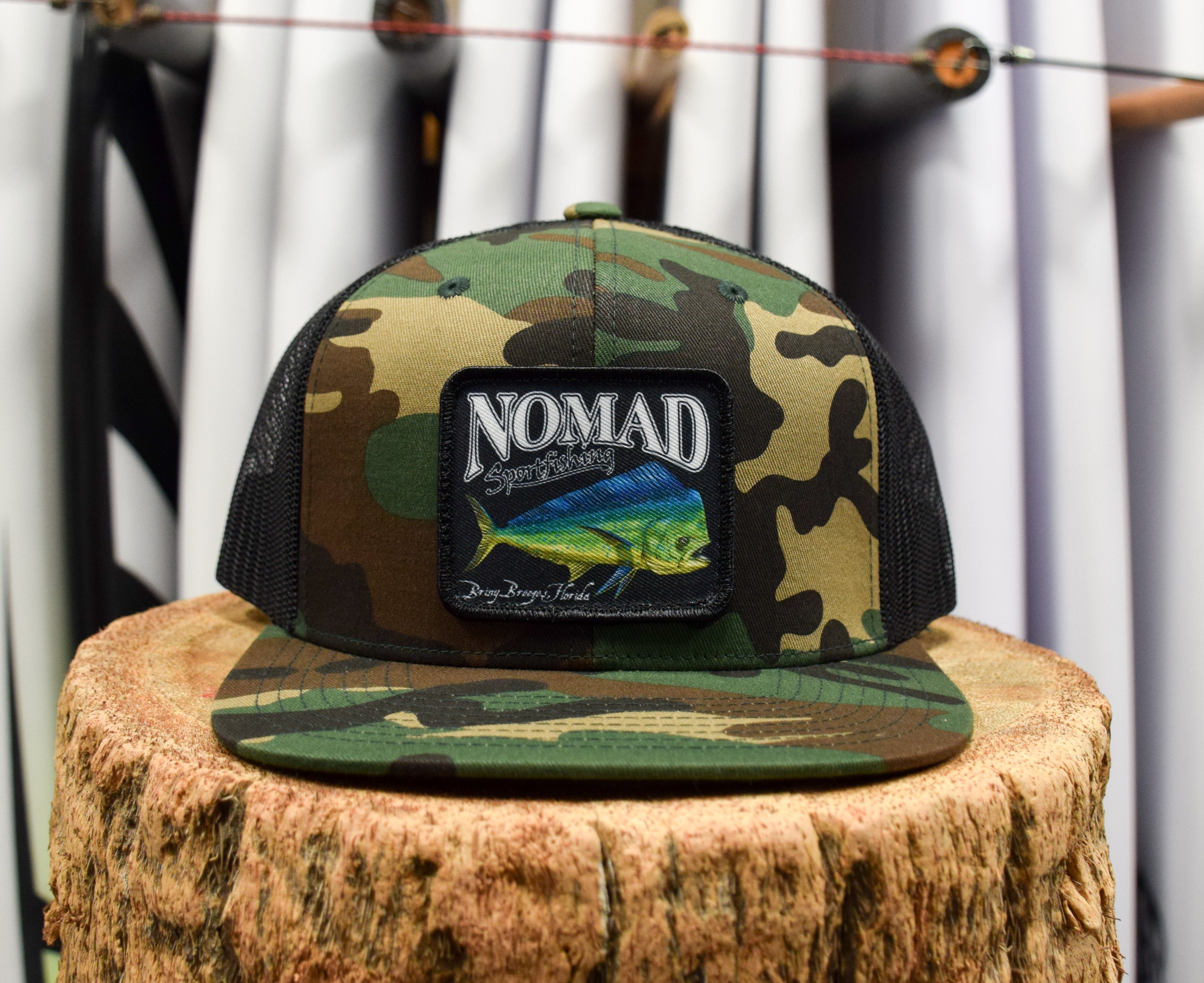 Nomad Mahi Mahi Hat Black Black Trucker