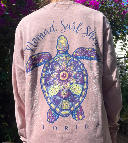 Nomad Bubbling Sea Turtle Long Sleeve Shirt